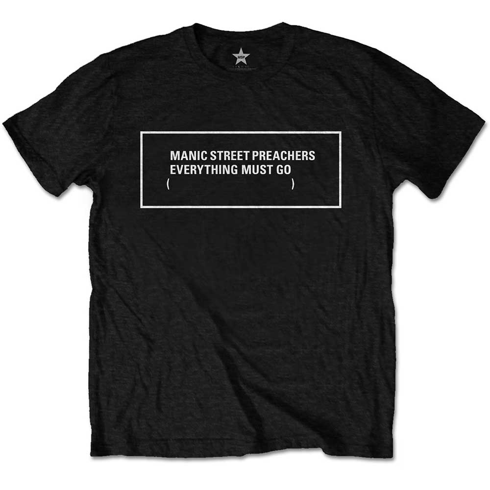 MANIC STREET PREACHERS マニックストリートプリーチャーズ - Everything Must Go Monochrome / Tシャツ / メンズ - PGS